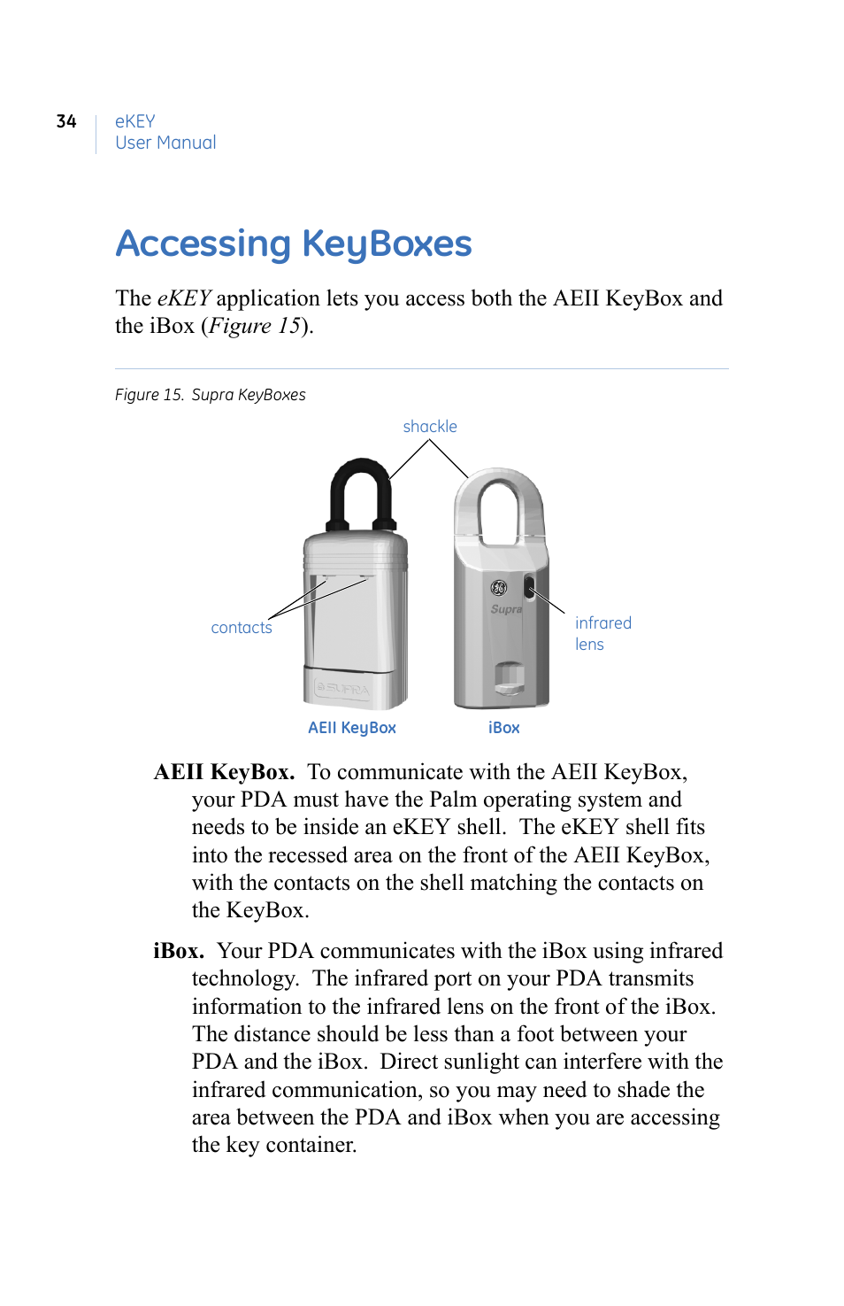 Accessing keyboxes | GE eKEY User Manual | Page 42 / 82