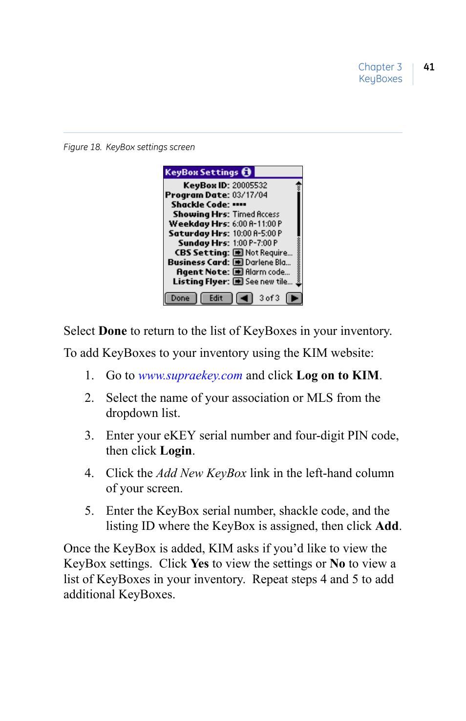 GE eKEY User Manual | Page 49 / 82
