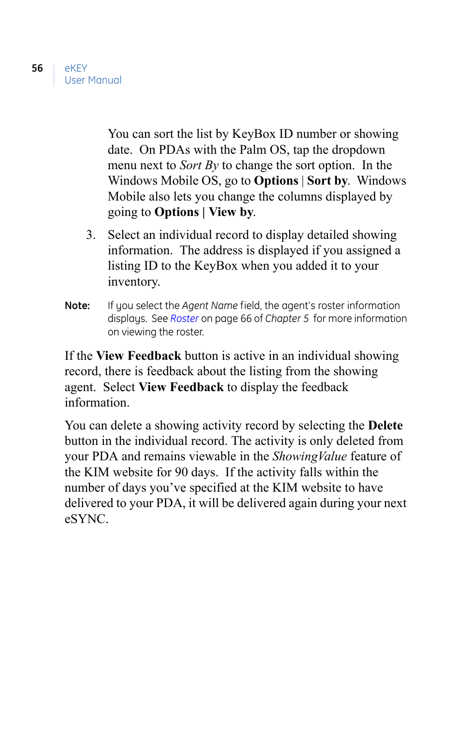 GE eKEY User Manual | Page 64 / 82