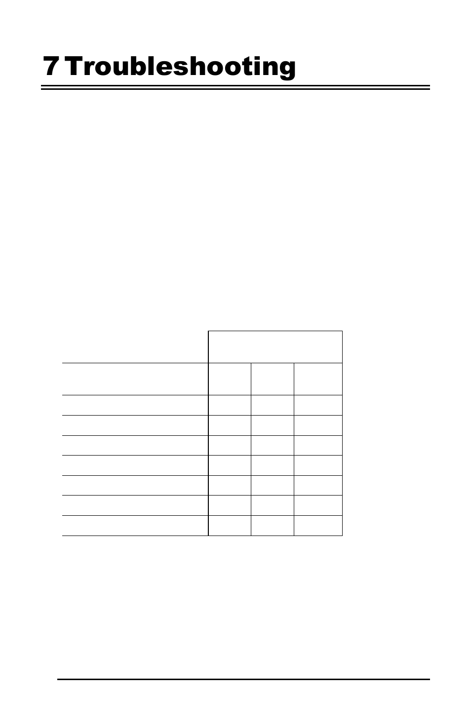 7 troubleshooting | GE Calibur CBR-PB3-WD User Manual | Page 19 / 37