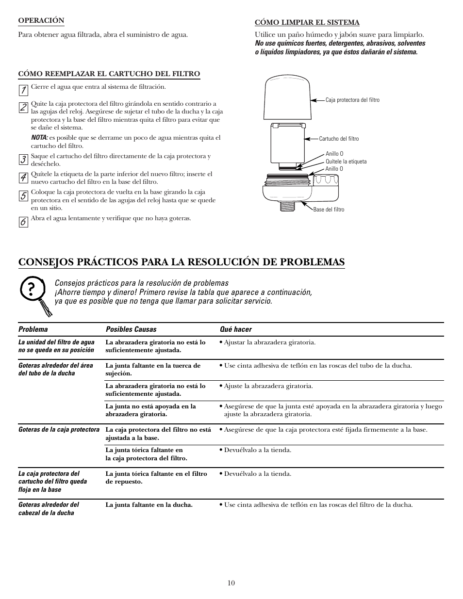 Consejos prácticos para la resolución de problemas | GE GXSM01HWW User Manual | Page 10 / 12