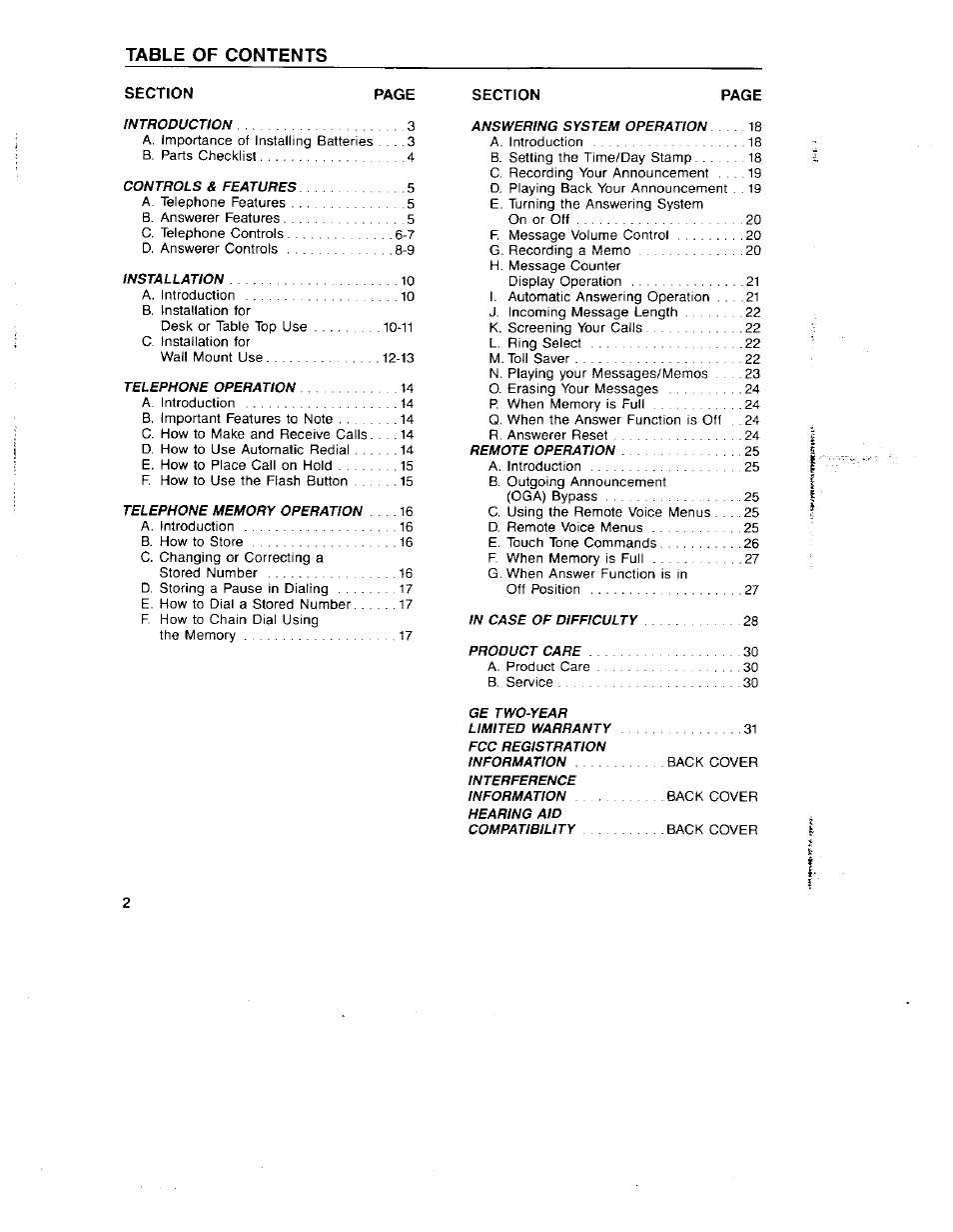 GE 29831 User Manual | Page 5 / 35