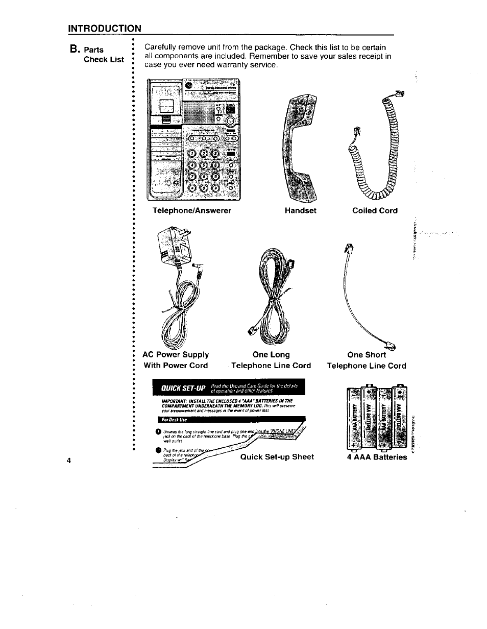 Quick set-up, Introduction | GE 29831 User Manual | Page 7 / 35