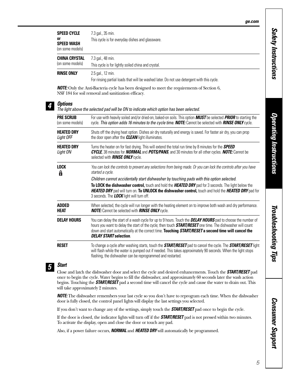 GE EDW6000 User Manual | Page 5 / 16