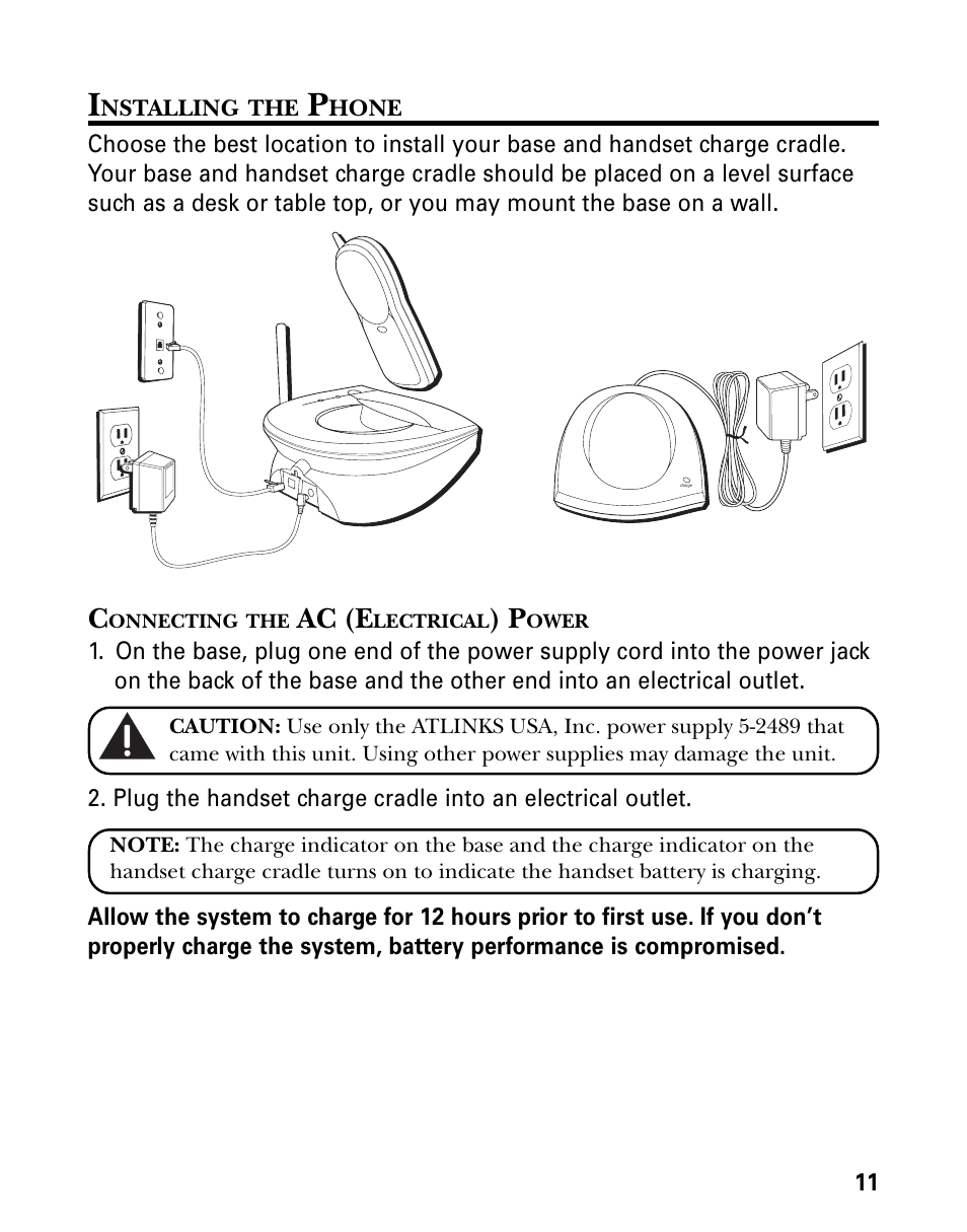 Ac (e | GE 21006 User Manual | Page 11 / 44