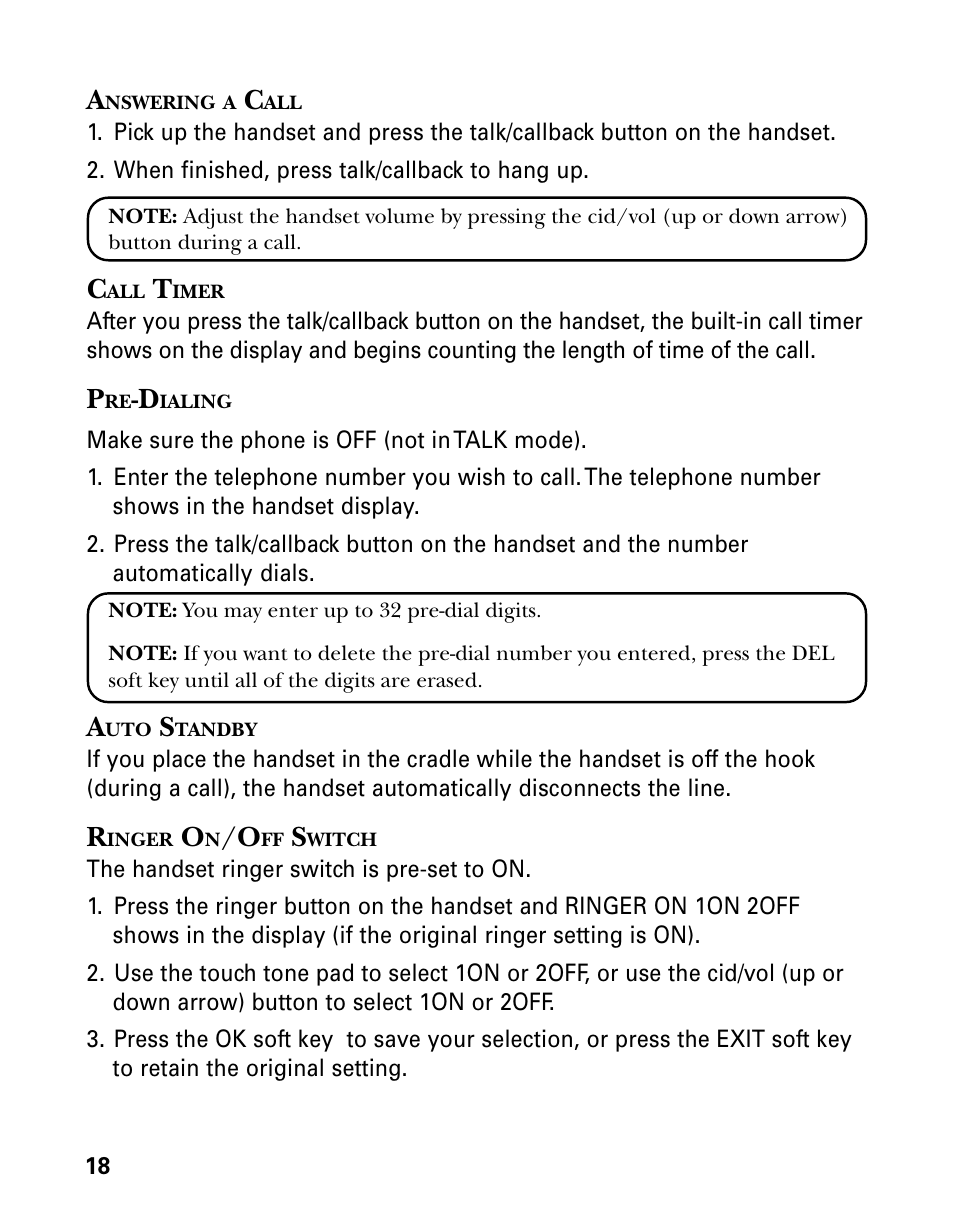 GE 21006 User Manual | Page 18 / 44