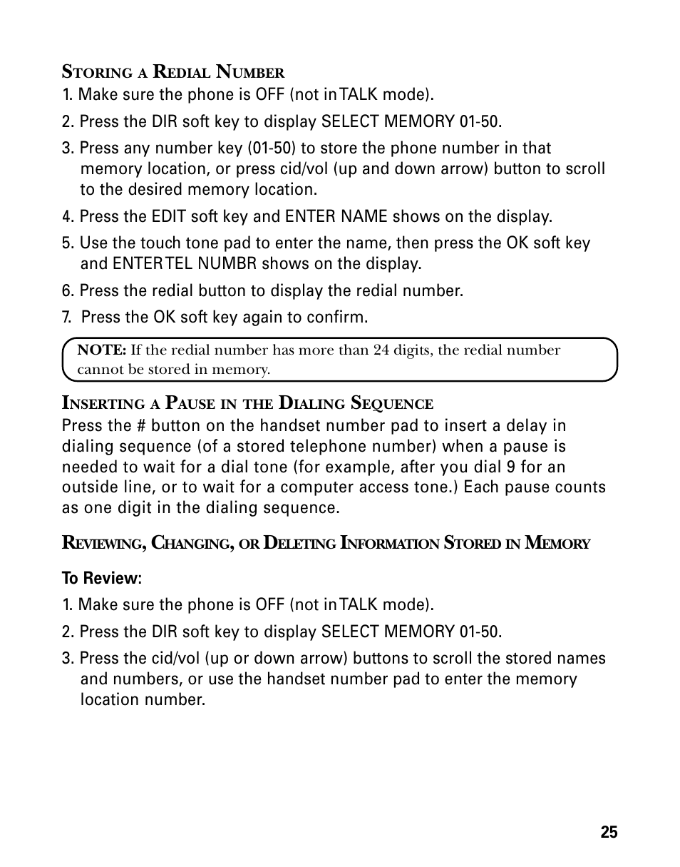 GE 21006 User Manual | Page 25 / 44