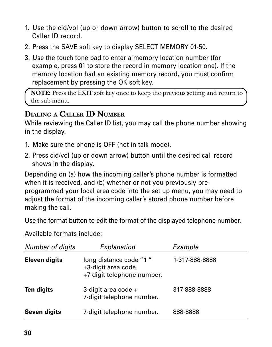 Id n | GE 21006 User Manual | Page 30 / 44