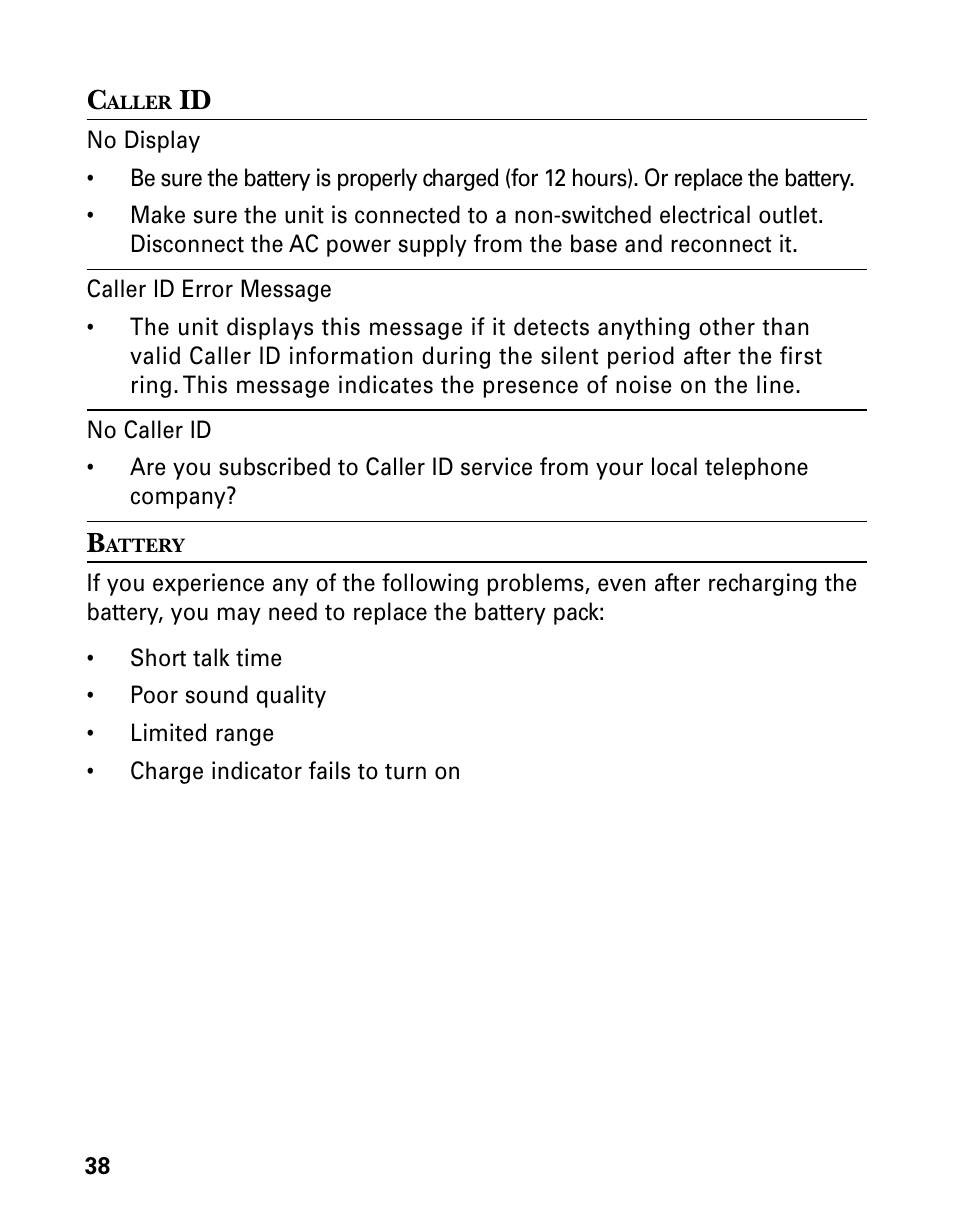 GE 21006 User Manual | Page 38 / 44