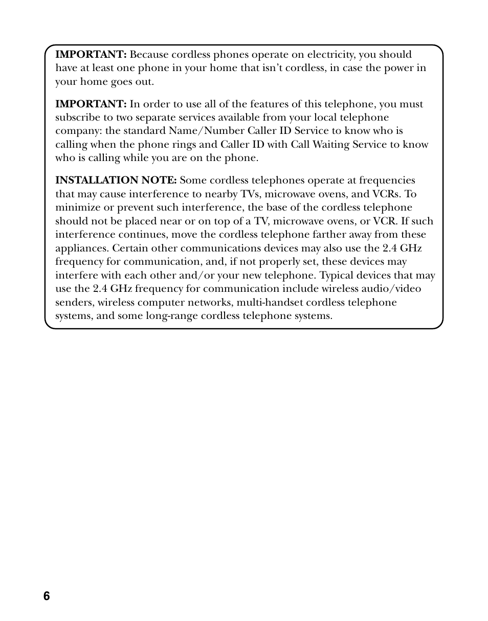 GE 21006 User Manual | Page 6 / 44