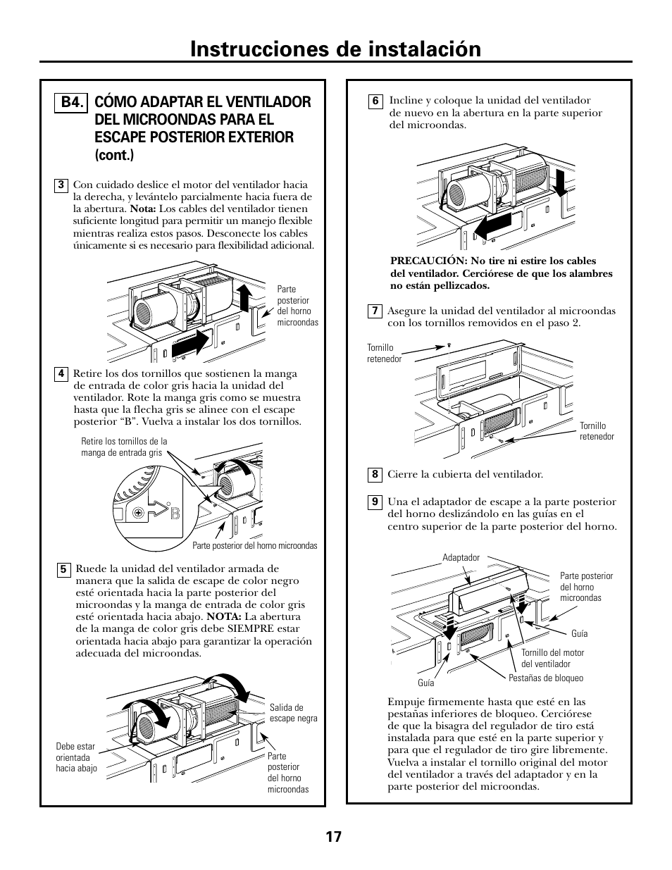 Instrucciones de instalación | GE DE68-02957A User Manual | Page 41 / 48