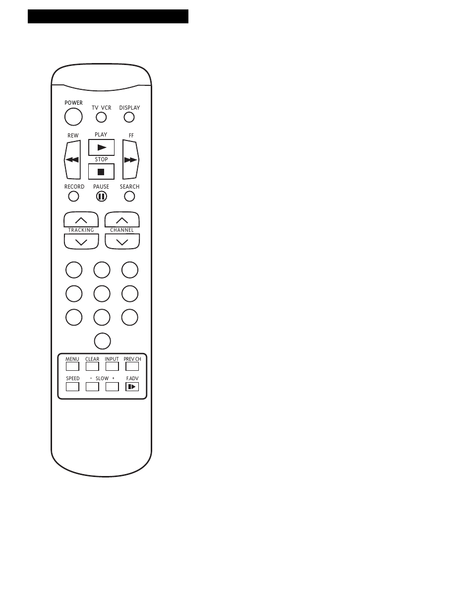 Buttons | GE VG4252 User Manual | Page 13 / 36
