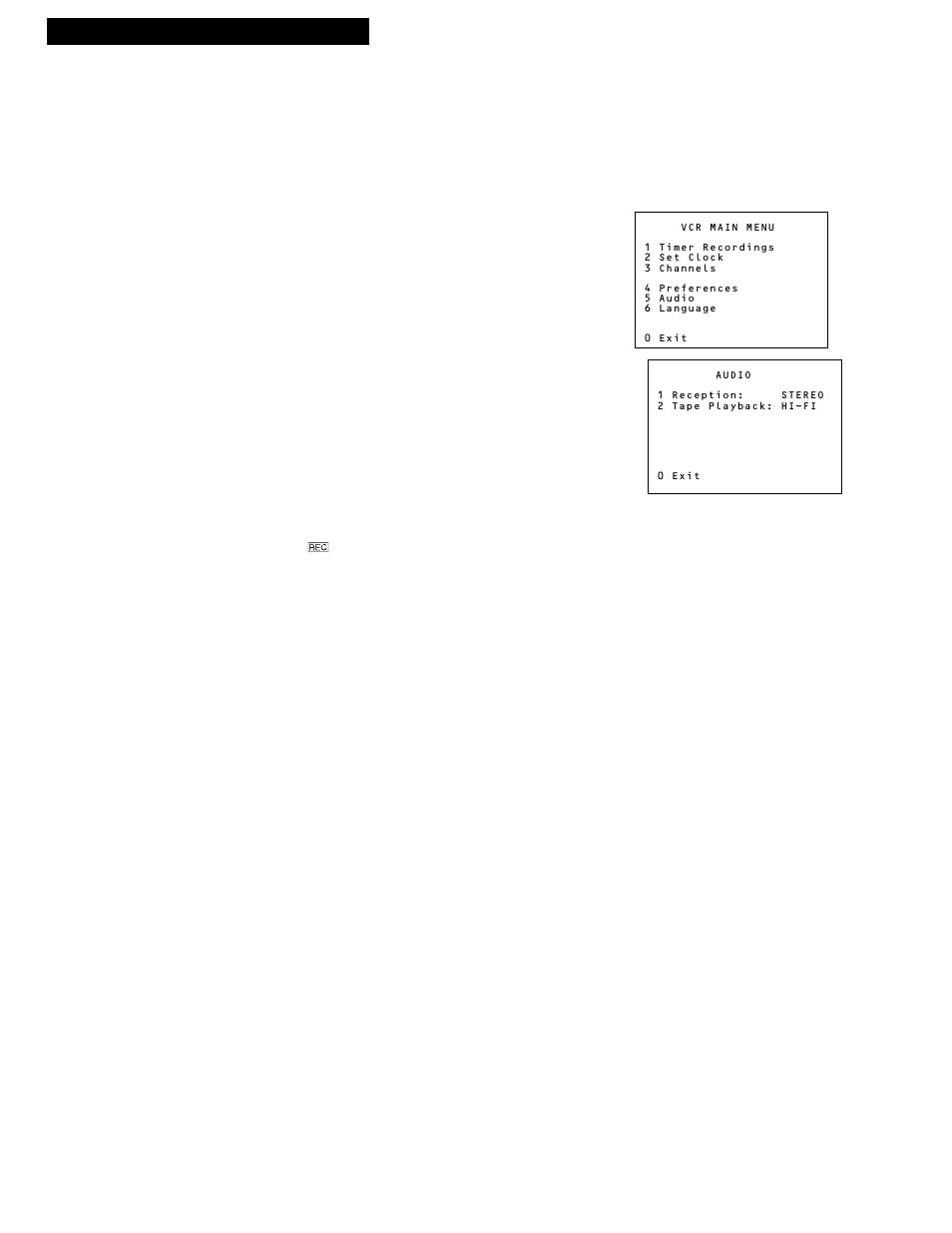 Recording audio only, Recording features, 24 recording a program | Recording pause | GE VG4252 User Manual | Page 26 / 36