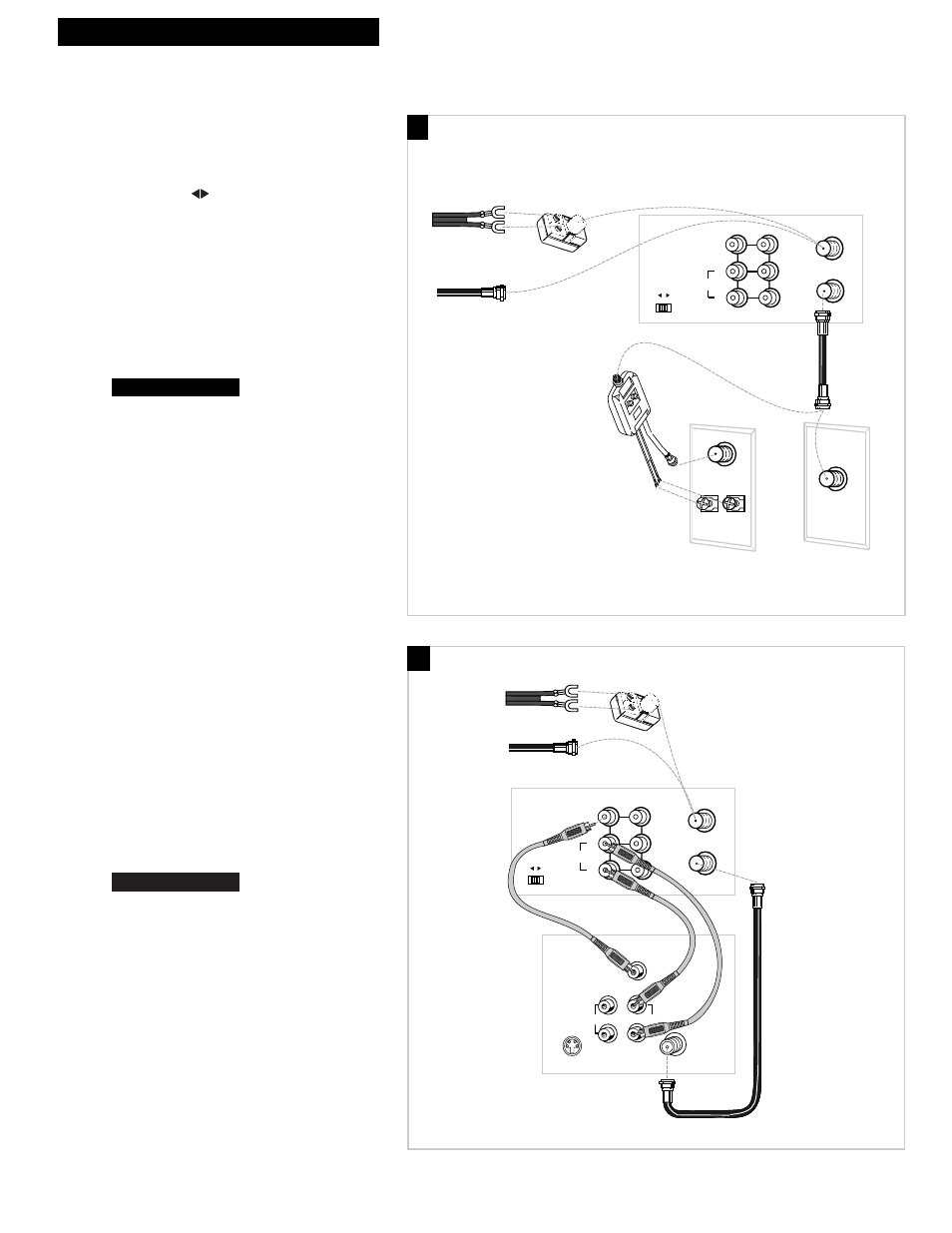 Antenna or cable system without a cable box, 3hooking up the vcr, A. basic hookup | B. advanced hookup | GE VG4252 User Manual | Page 5 / 36