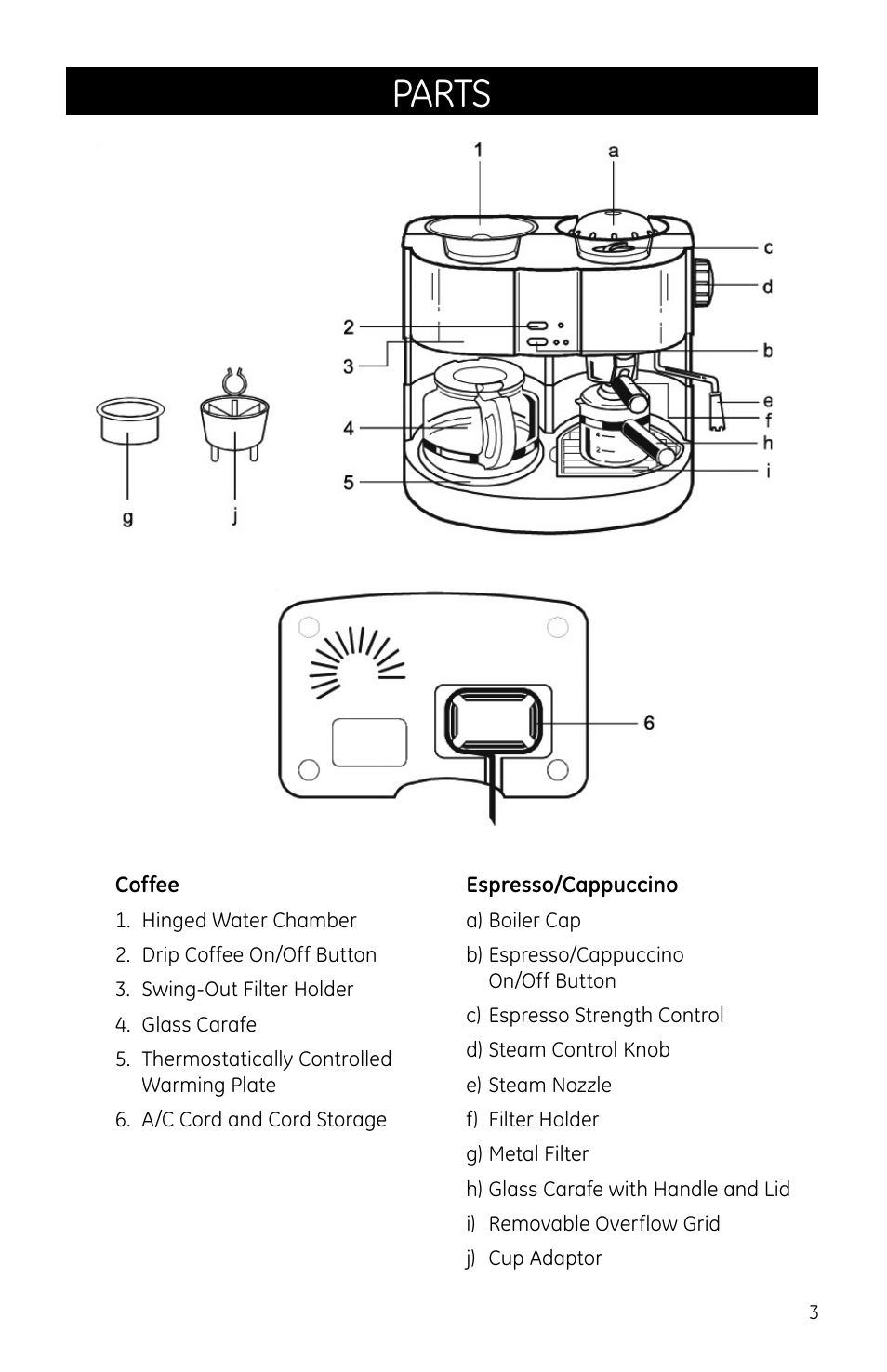 Parts | GE 681131690690 User Manual | Page 3 / 14