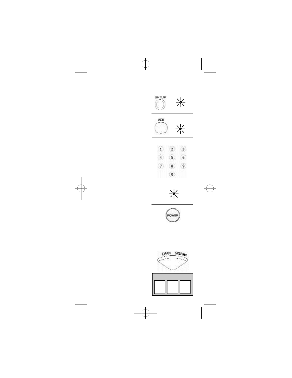 Programming for vcr | GE RM91902 User Manual | Page 6 / 28
