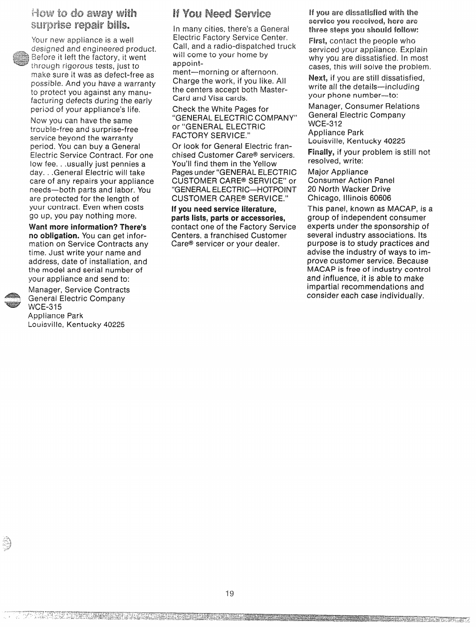 GE 49-4545 User Manual | Page 19 / 20