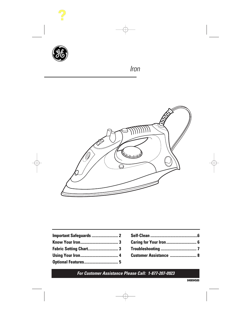 GE 840094500 User Manual | 16 pages