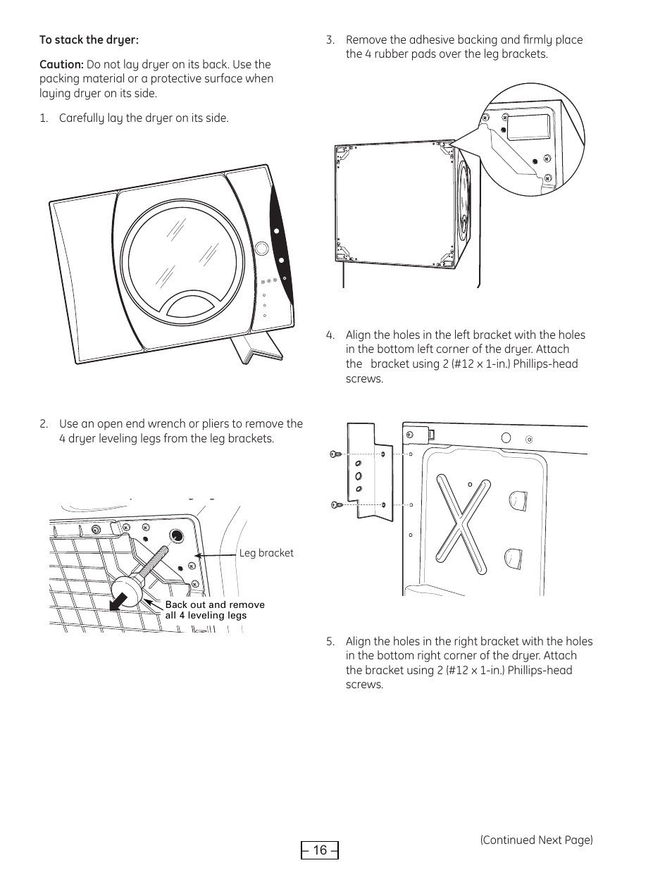 GE WBVH6240 User Manual | Page 16 / 61