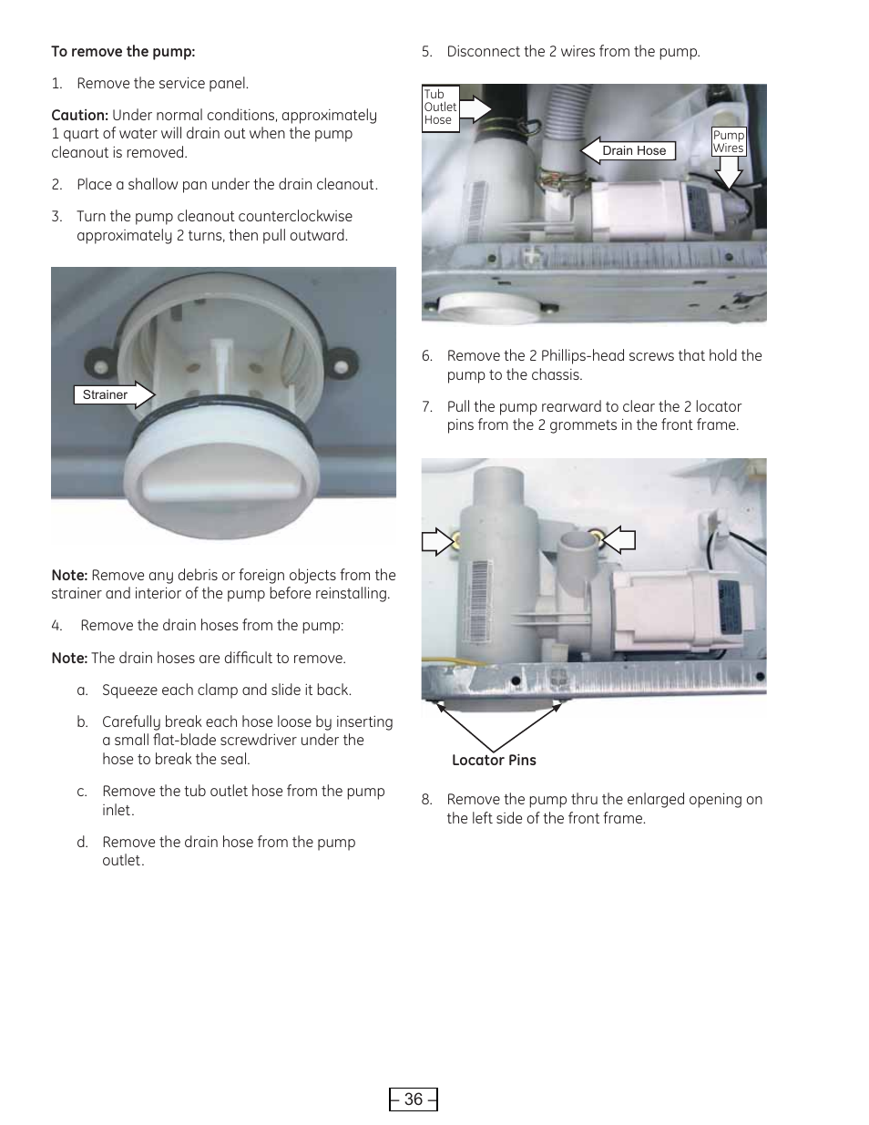 GE WBVH6240 User Manual | Page 36 / 61