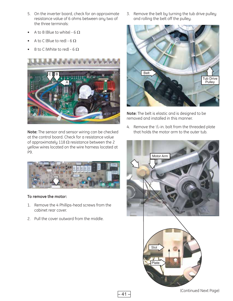 GE WBVH6240 User Manual | Page 41 / 61