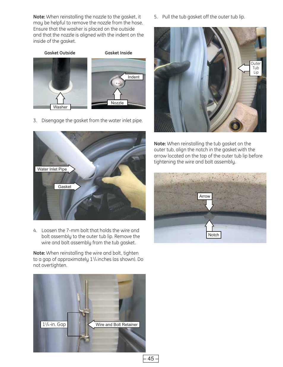 GE WBVH6240 User Manual | Page 45 / 61