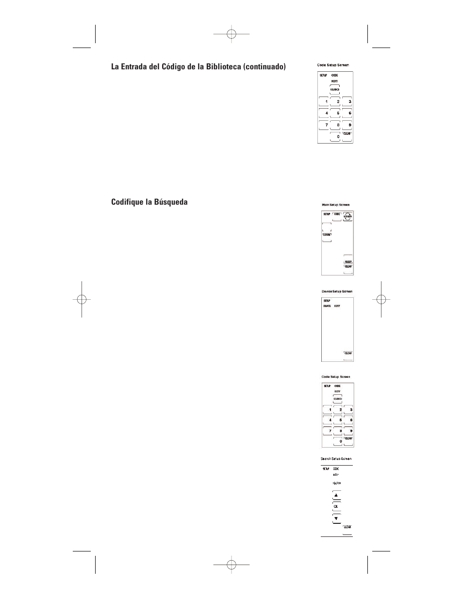 Codifique la búsqueda | GE RM24941 User Manual | Page 26 / 42
