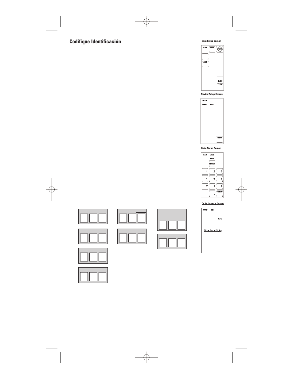 Codifique identificación | GE RM24941 User Manual | Page 28 / 42