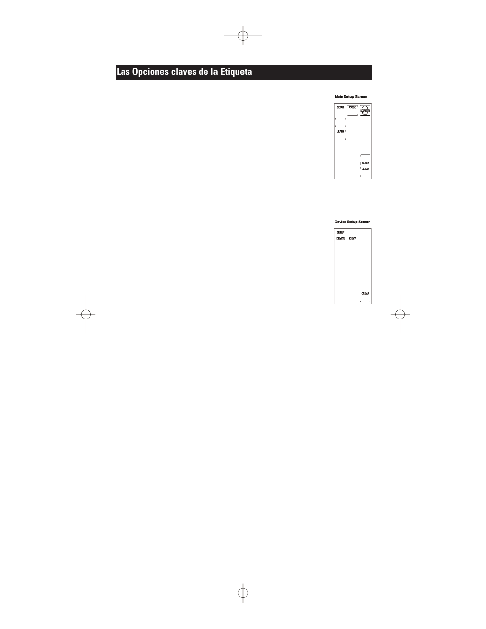 Las opciones claves de la etiqueta | GE RM24941 User Manual | Page 29 / 42