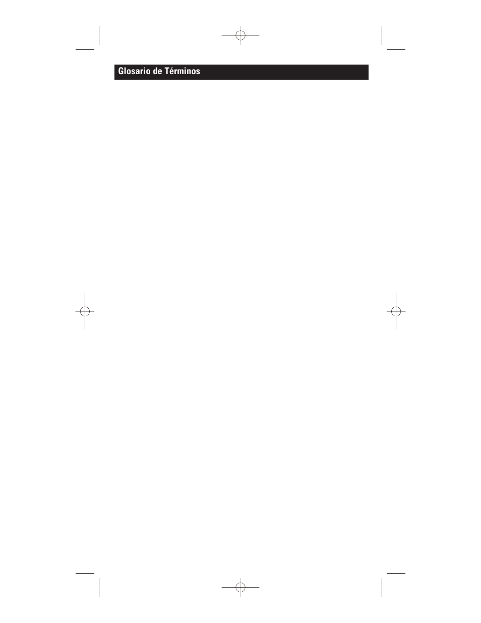 Glosario de términos | GE RM24941 User Manual | Page 38 / 42