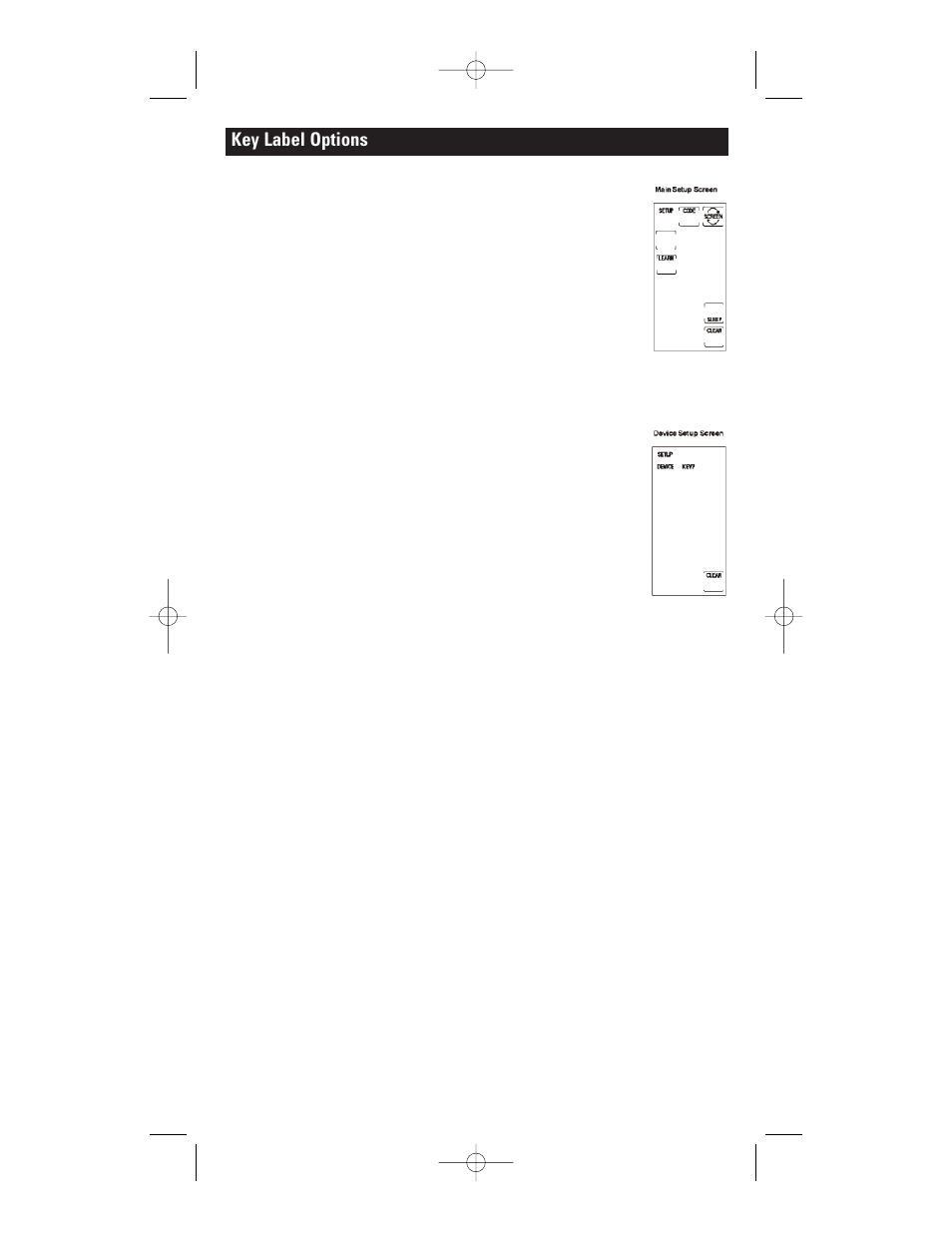Key label options | GE RM24941 User Manual | Page 9 / 42