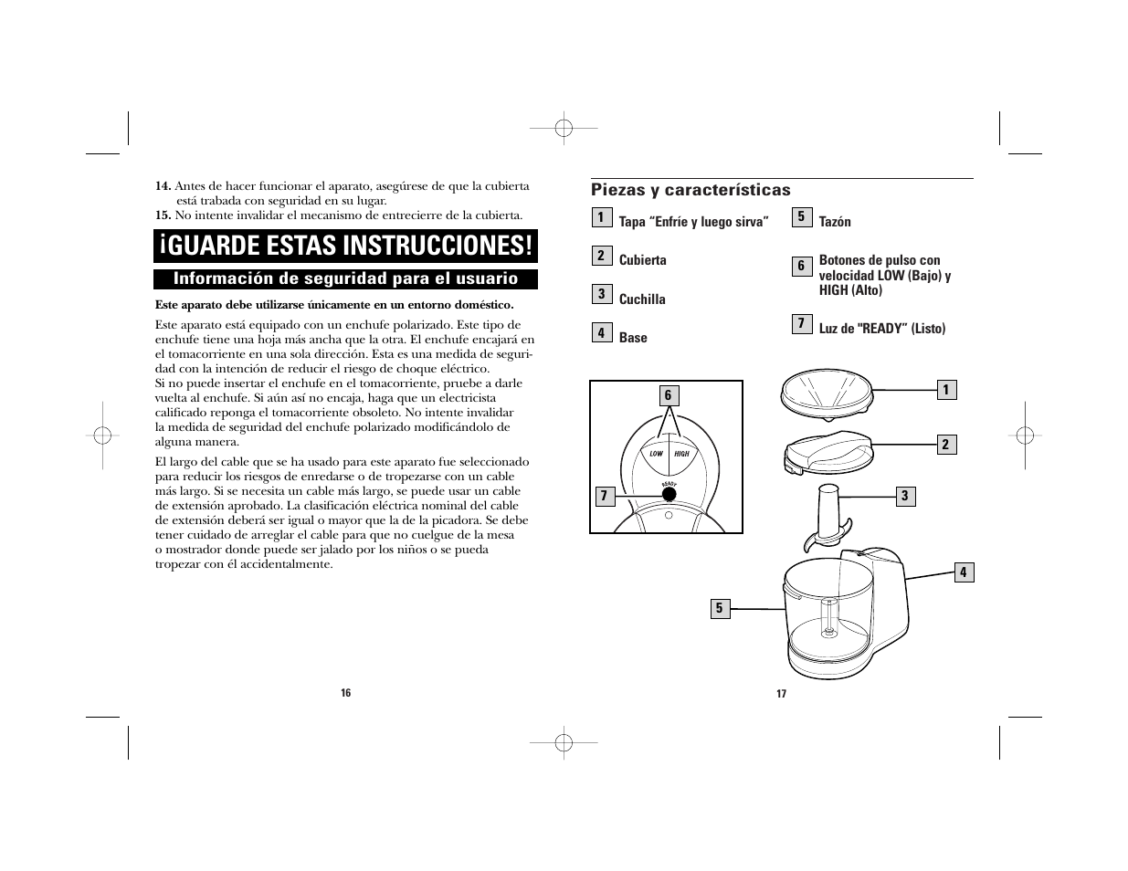 Guarde estas instrucciones | GE 106848 User Manual | Page 10 / 16