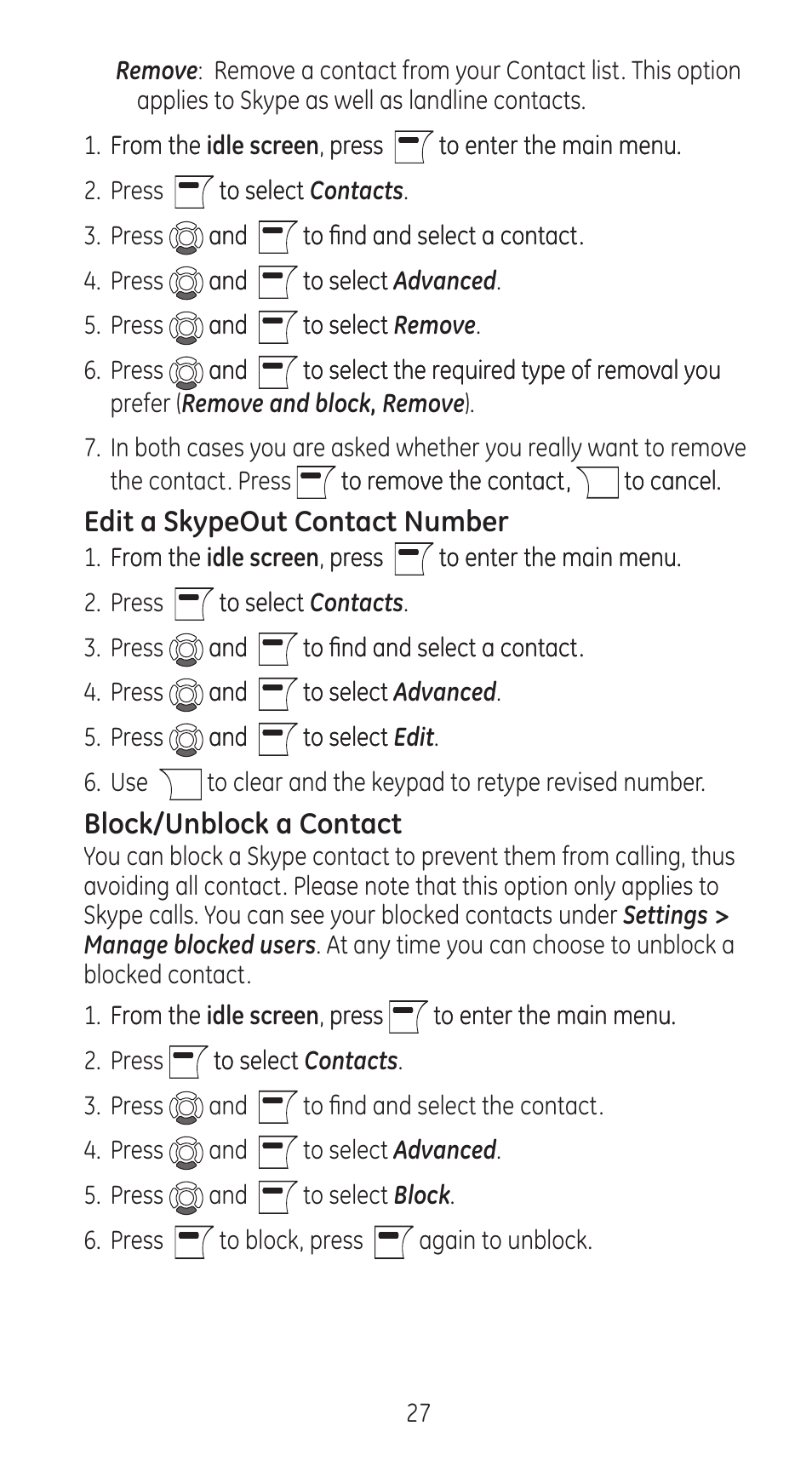 GE 28310 User Manual | Page 27 / 60