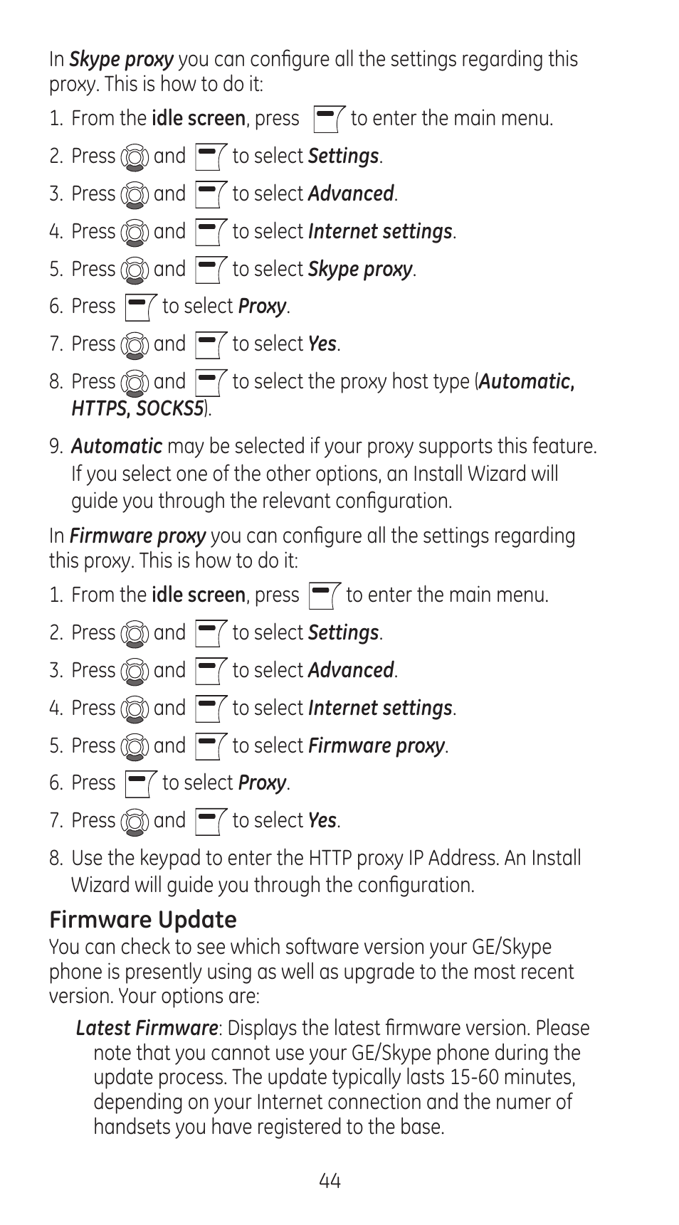 GE 28310 User Manual | Page 44 / 60