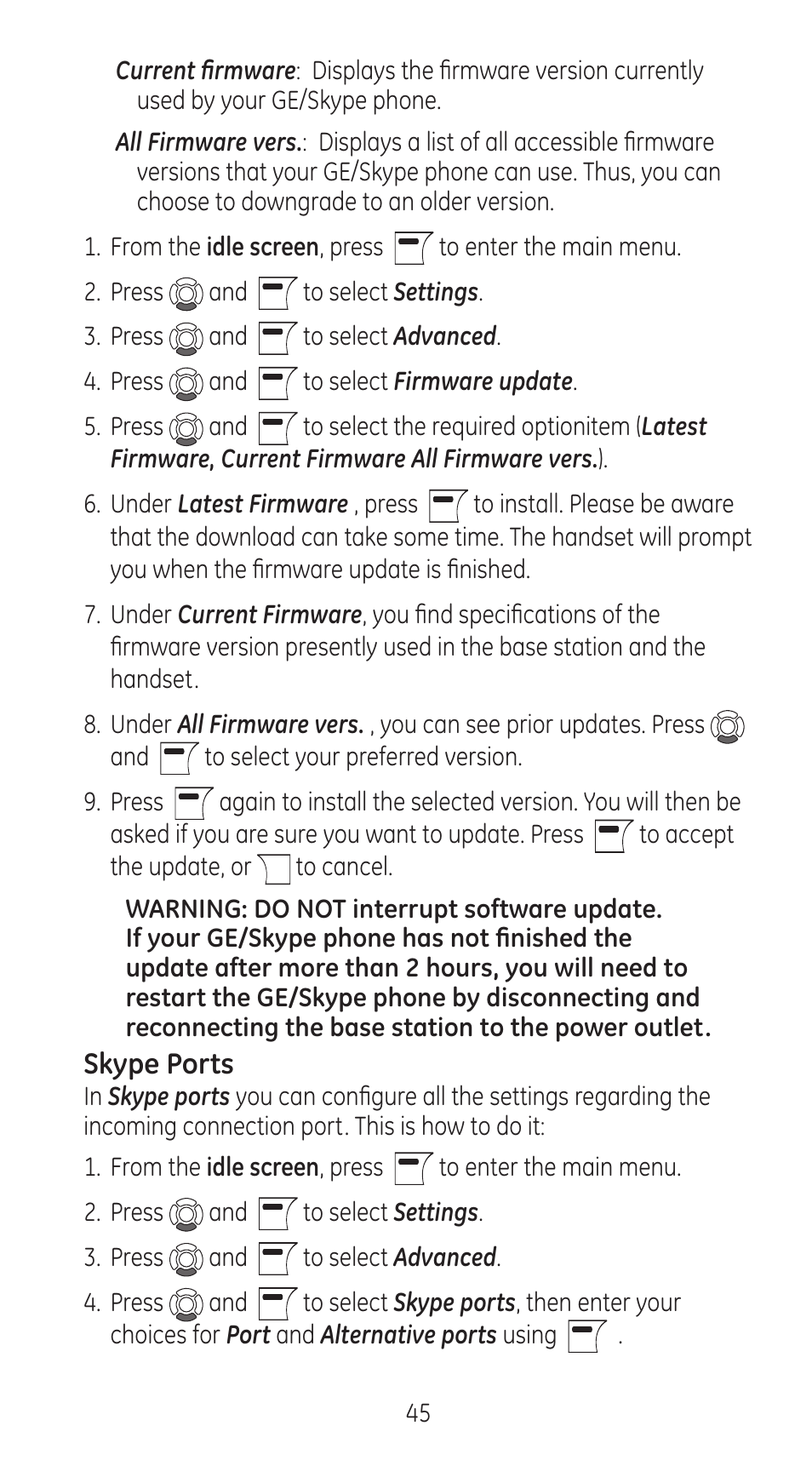 GE 28310 User Manual | Page 45 / 60