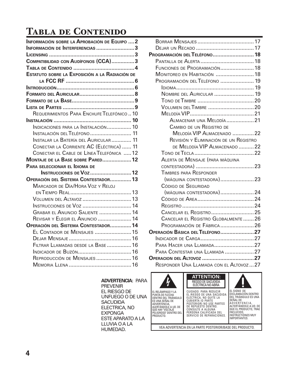 GE 25833 User Manual | Page 56 / 104
