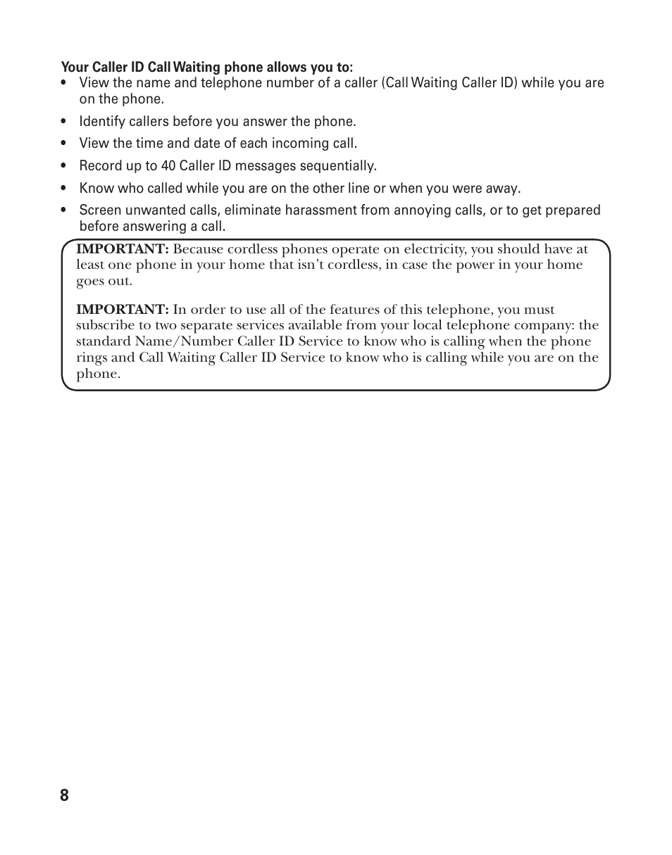 GE 25833 User Manual | Page 8 / 104