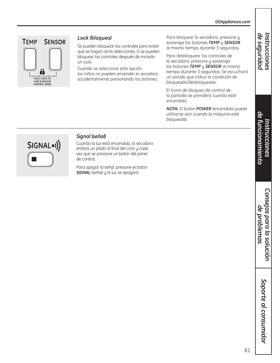 GE PCVH480EK User Manual | Page 81 / 108