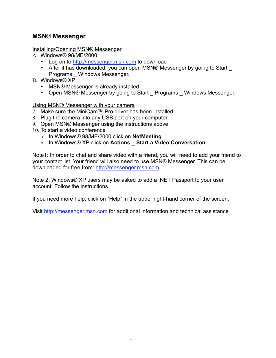 GE HO98067 User Manual | Page 10 / 12