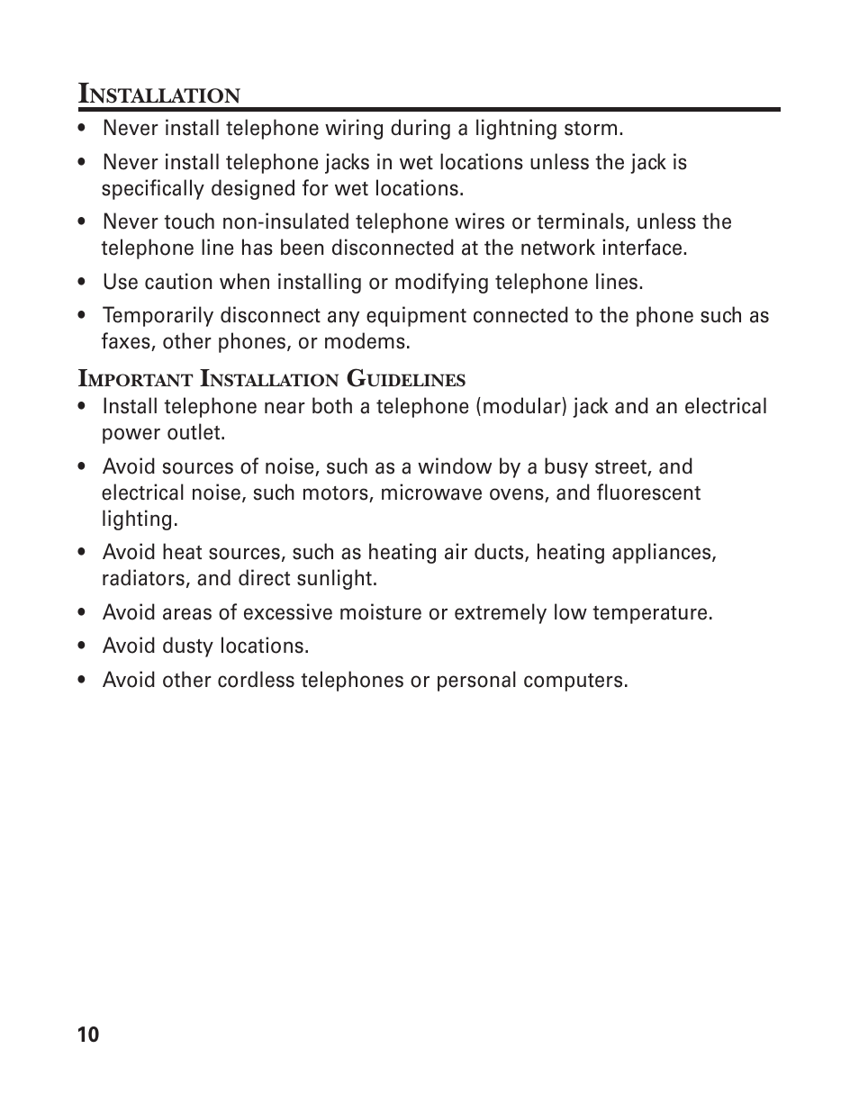 GE 21025/26 User Manual | Page 10 / 120