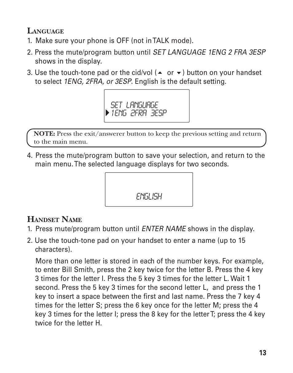 GE 21025/26 User Manual | Page 13 / 120