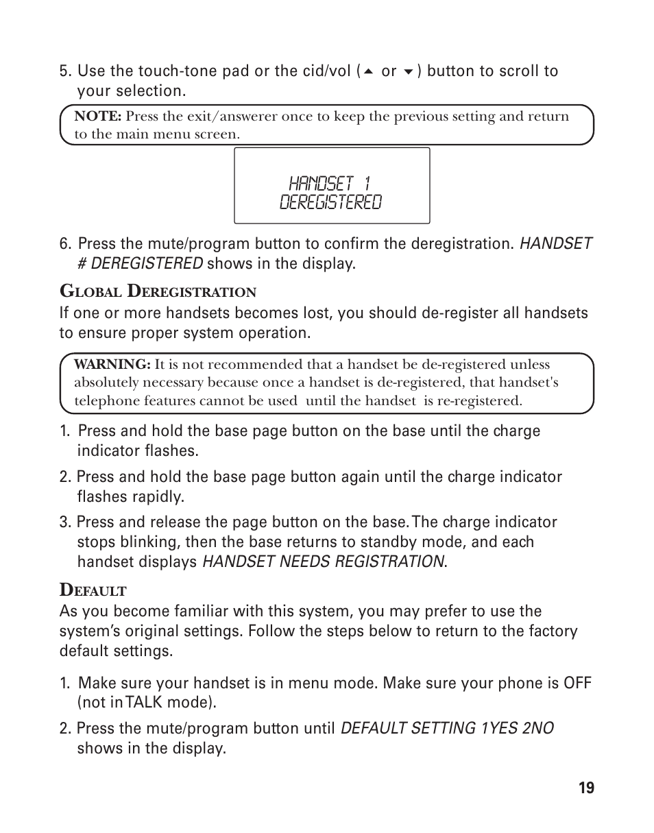 GE 21025/26 User Manual | Page 19 / 120