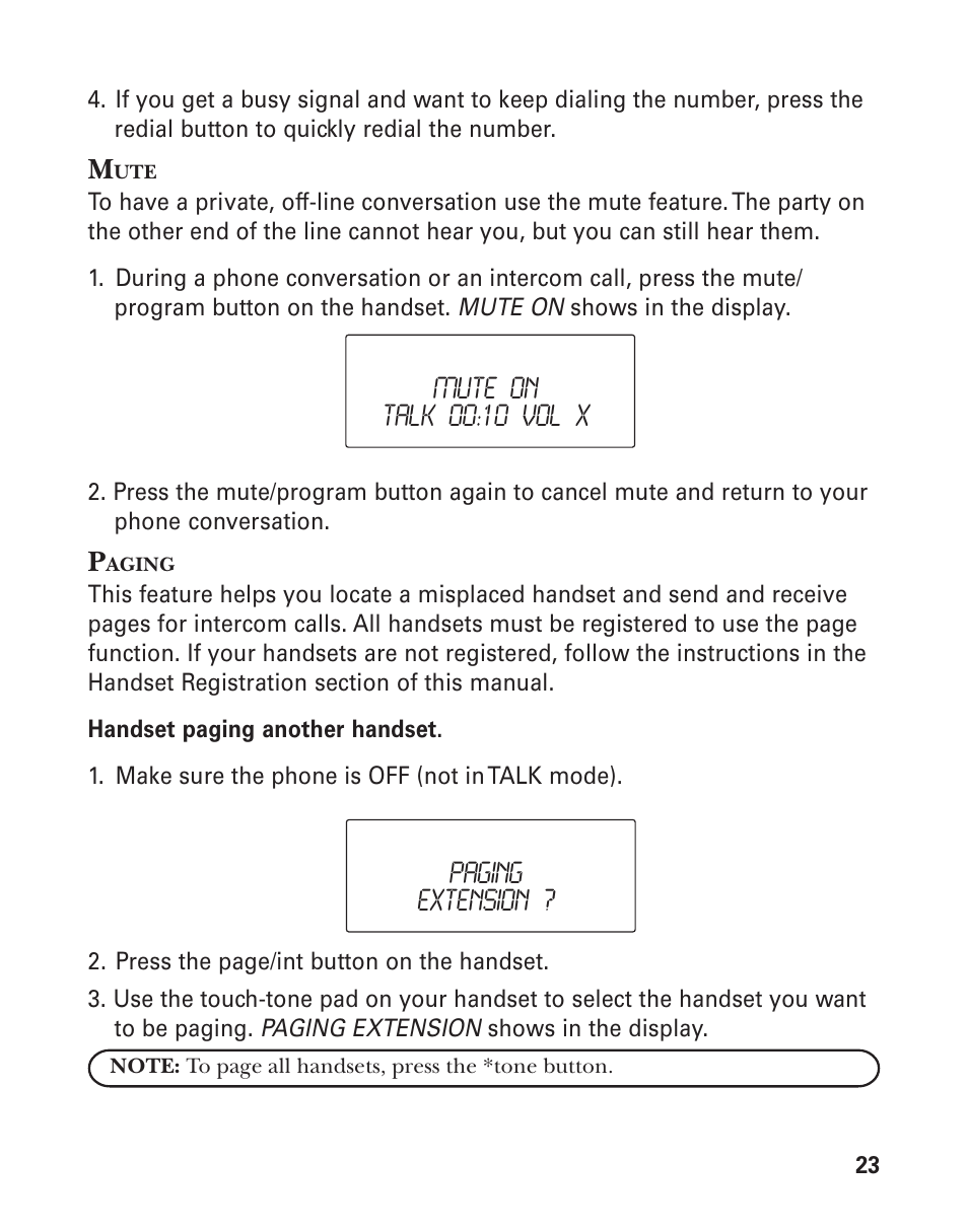 GE 21025/26 User Manual | Page 23 / 120