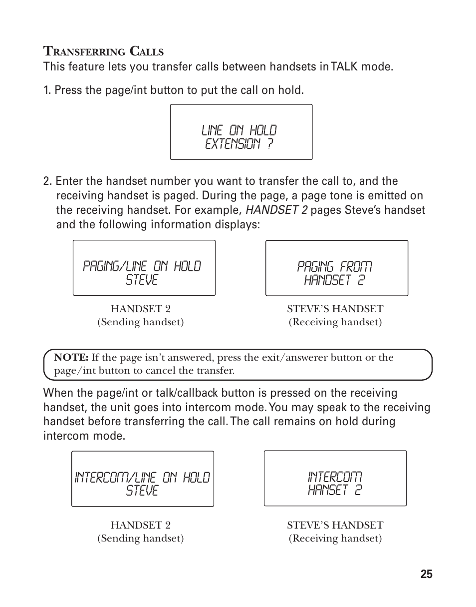 GE 21025/26 User Manual | Page 25 / 120