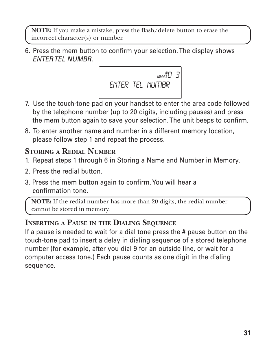 GE 21025/26 User Manual | Page 31 / 120