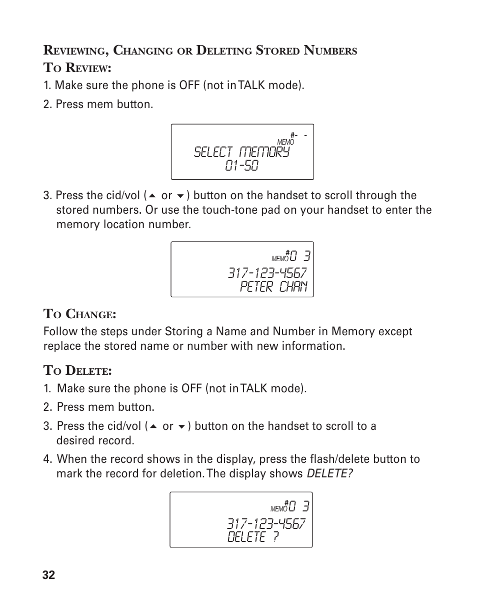 GE 21025/26 User Manual | Page 32 / 120