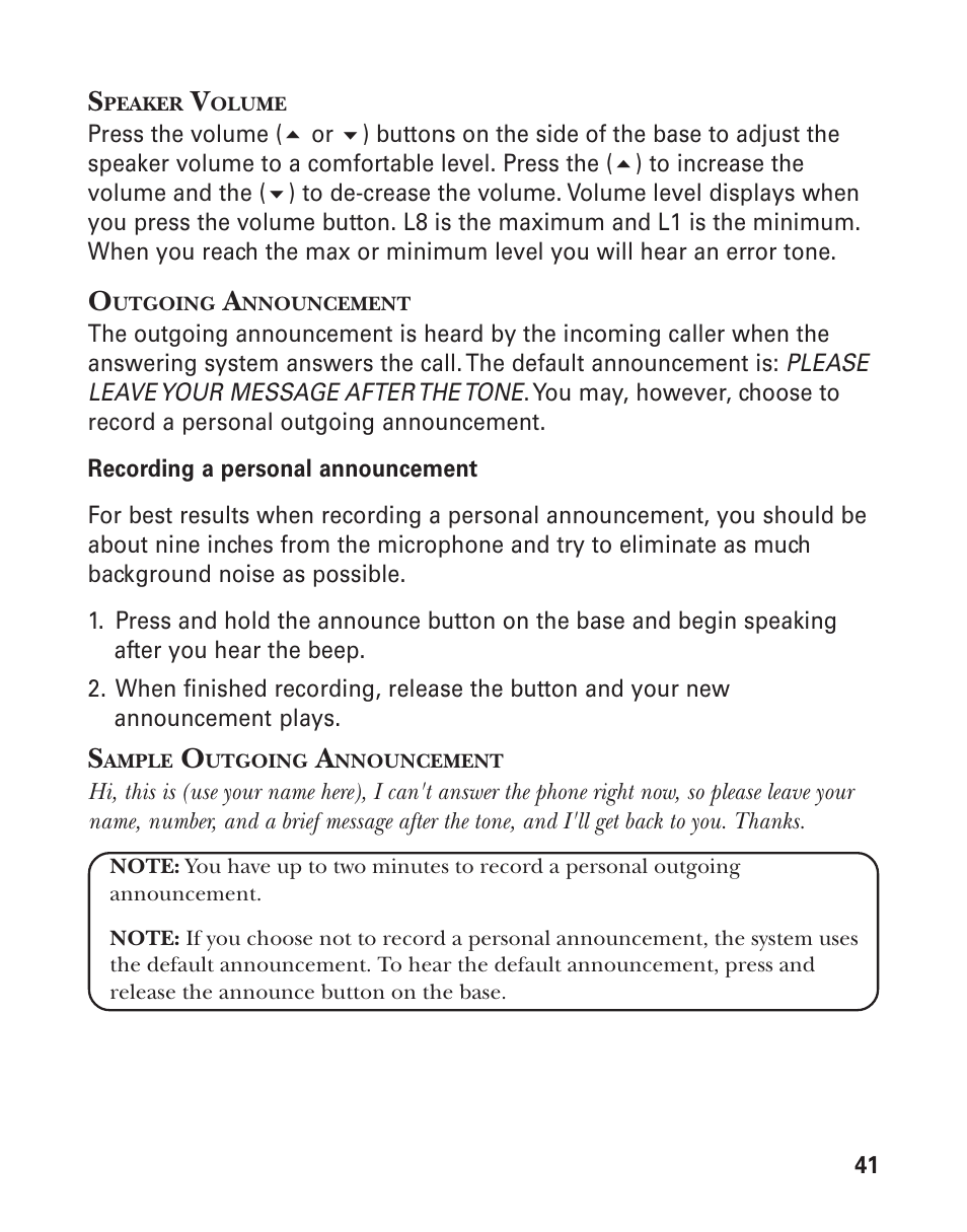 GE 21025/26 User Manual | Page 41 / 120