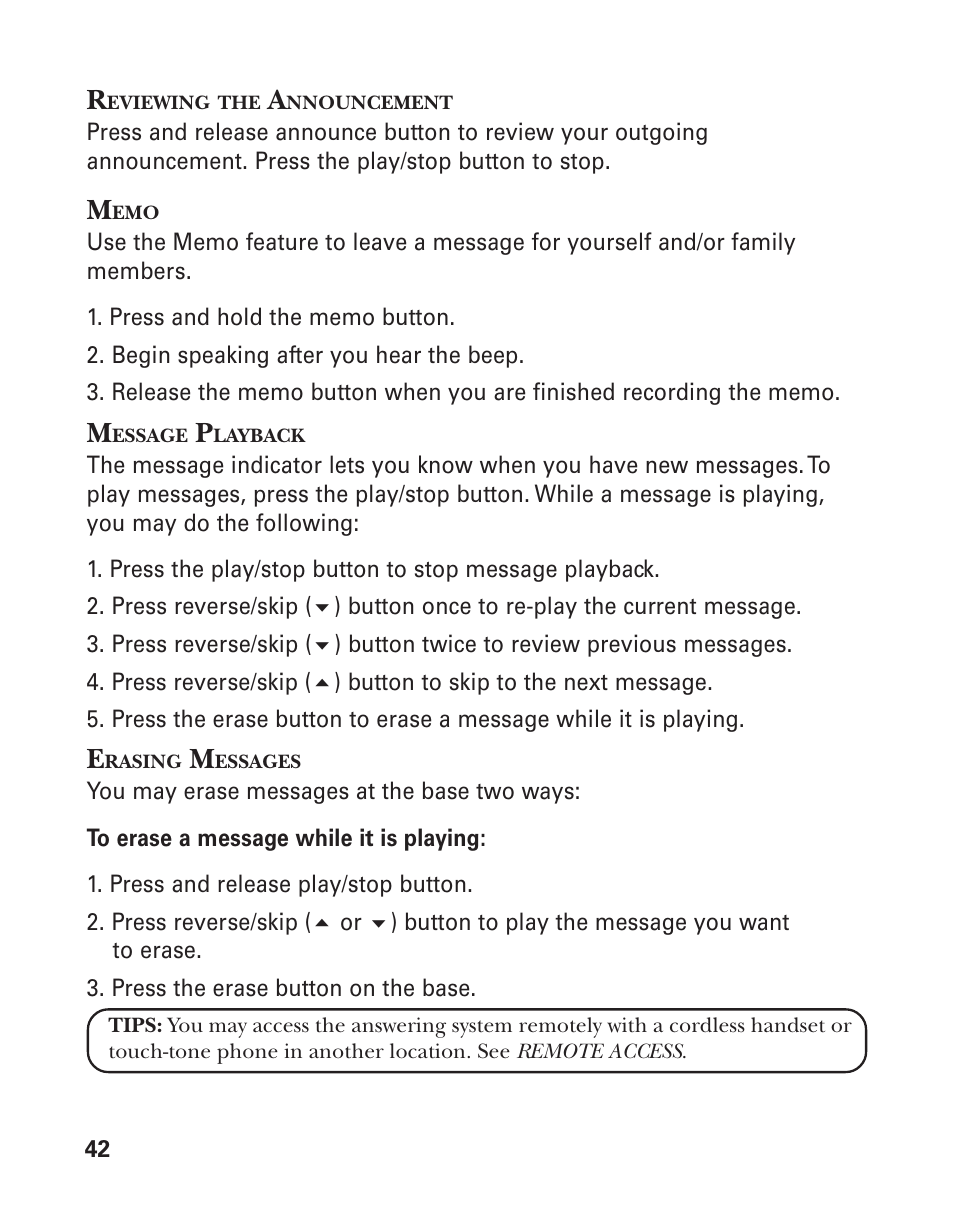 GE 21025/26 User Manual | Page 42 / 120