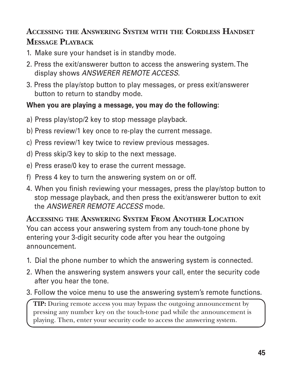 GE 21025/26 User Manual | Page 45 / 120