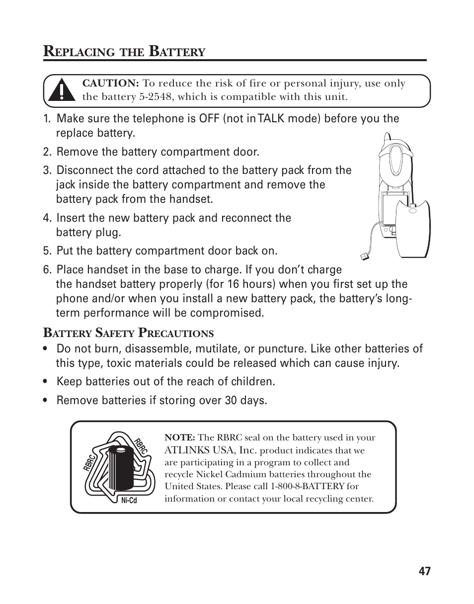 GE 21025/26 User Manual | Page 47 / 120